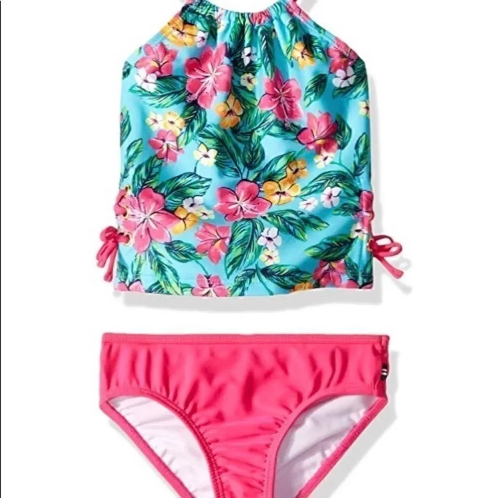 NWT girls Nautica swim top x-large 16 halter top